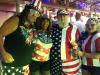 Mark, Jeanette, Joe & Sharon - showing off their patriotic spirit at Seacrets with Full Circle Band on July 4th. photo by Terry Kuta